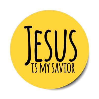 jesus is my savior stickers, magnet