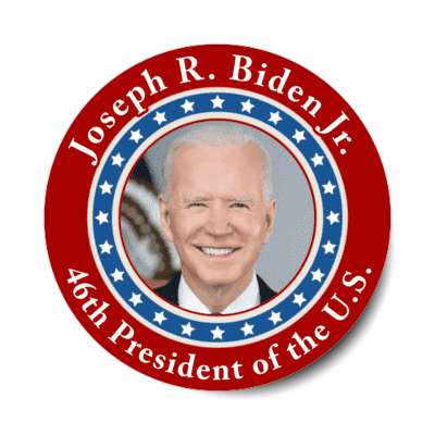 joseph r biden jr forty sixth president of the us stickers, magnet