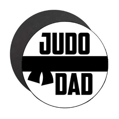 judo dad martial arts stickers, magnet
