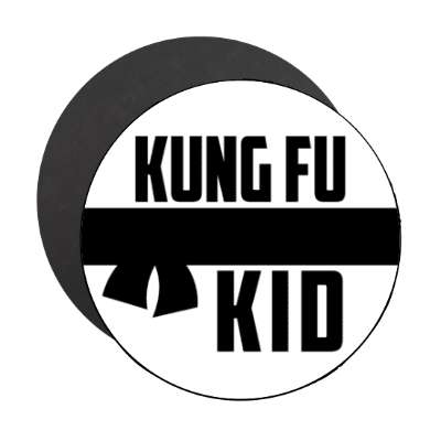 kung fu kid martial arts stickers, magnet