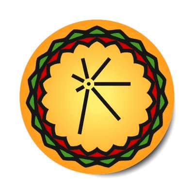 kuumba creativity kwanzaa symbol traditional stickers, magnet