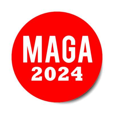maga 2024 make america great again trump republican stickers, magnet