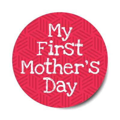 my first mothers day sketch writing stickers, magnet