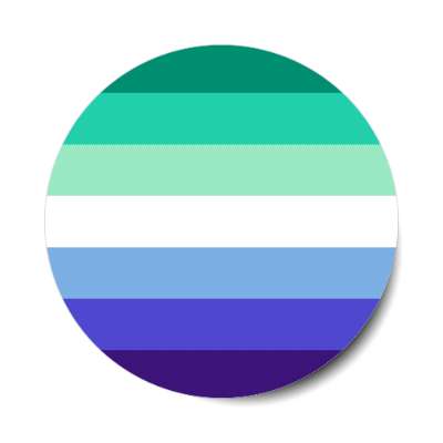 new gay pride flag mlm men loving men stickers, magnet