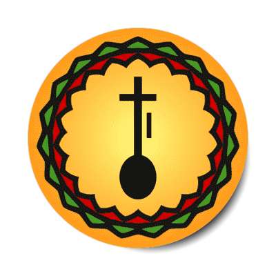 nia purpose kwanzaa symbol traditional stickers, magnet