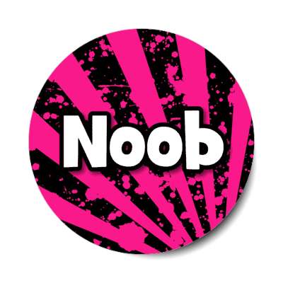 noob 2000s millenium pop phrase stickers, magnet