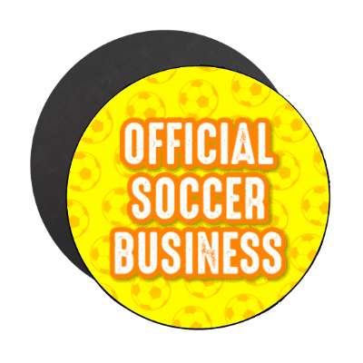 official soccer business soccer balls stickers, magnet