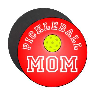 pickleball mom stickers, magnet