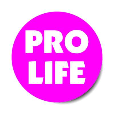 pro life stickers, magnet