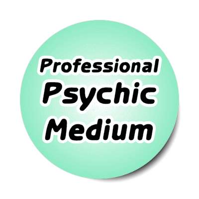 professional psychic medium stickers, magnet