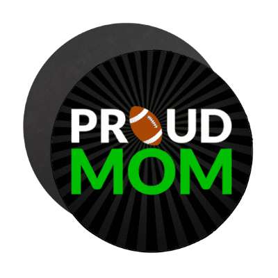 proud football mom stickers, magnet