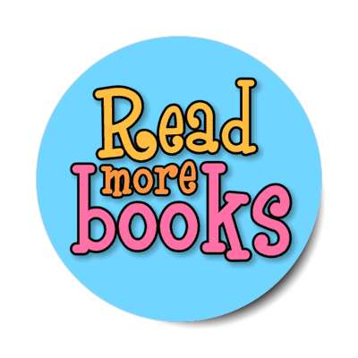 read more books stickers, magnet