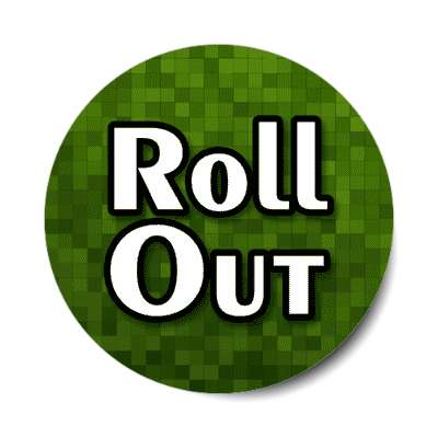 roll out 2000s slang retro stickers, magnet
