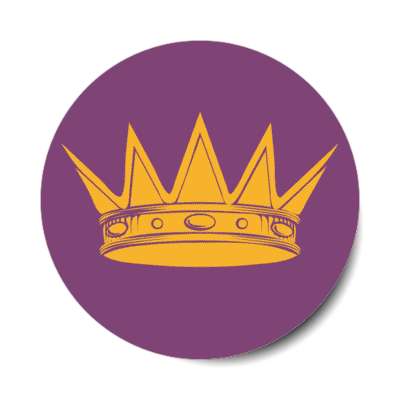 royal crown purple stickers, magnet
