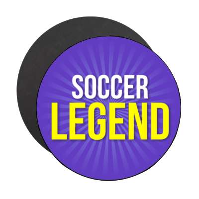 soccer legend stickers, magnet