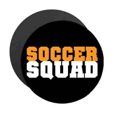 soccer squad stickers, magnet
