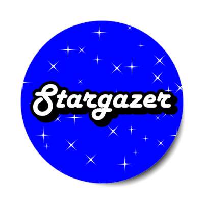 stargazer astronomy space stickers, magnet
