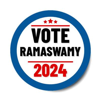 stars vote ramaswamy 2024 vivek republican stickers, magnet
