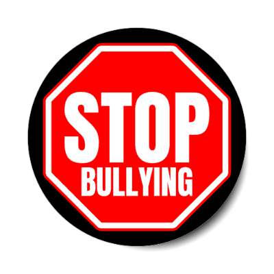 stop bullying stickers, magnet