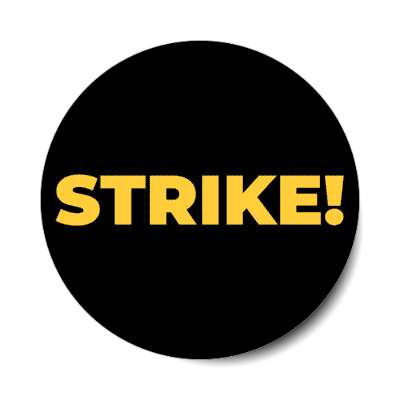 strike writers actors union hollywood against ai stickers, magnet