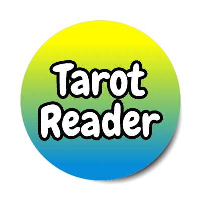tarot reader stickers, magnet