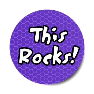 this rocks 2000s saying popular phrase stickers, magnet