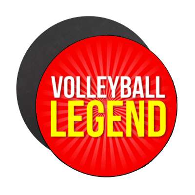 volleyball legend stickers, magnet