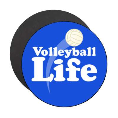 volleyball life sports ball stickers, magnet