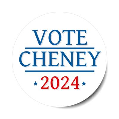 vote cheney 2024 elizabeth classic stickers, magnet