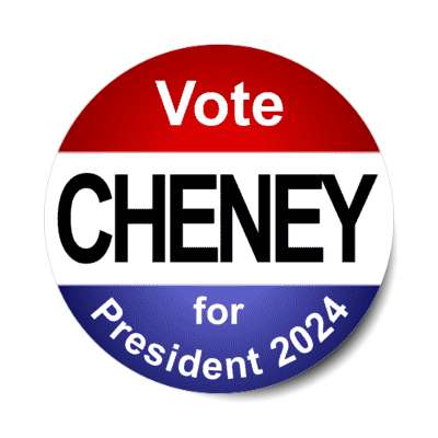 vote cheney for president 2024 elizabeth liz stickers, magnet