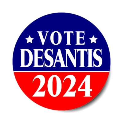 vote desantis 2024 gop stars stickers, magnet