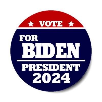 vote for biden president 2024 joe dem stickers, magnet