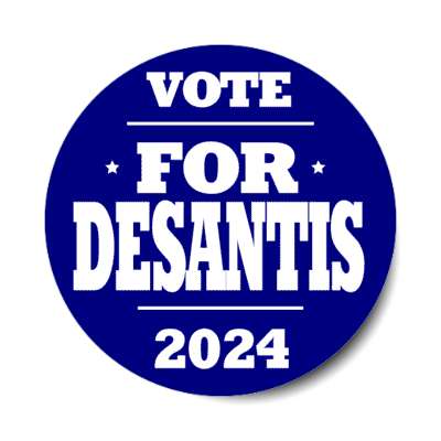 vote for desantis 2024 blue stickers, magnet