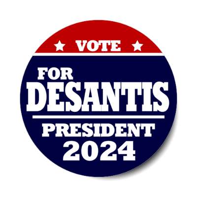 vote for desantis president 2024 gop republican stickers, magnet
