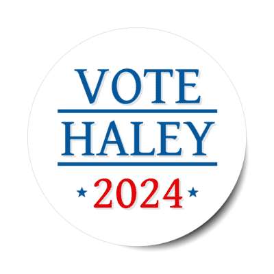 vote haley 2024 classic nikki stickers, magnet