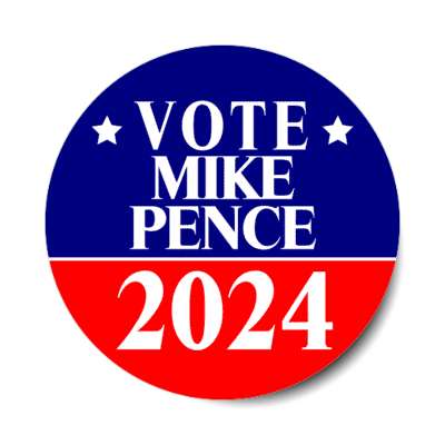 vote mike pence 2024 political president republican stickers, magnet