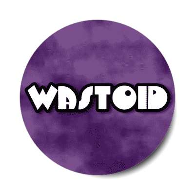 wastoid 80s party retro fun stickers, magnet