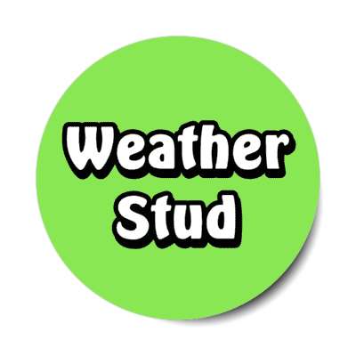 weather stud stickers, magnet