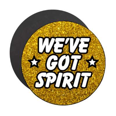 weve got spirit stars pep rally cheer stickers, magnet