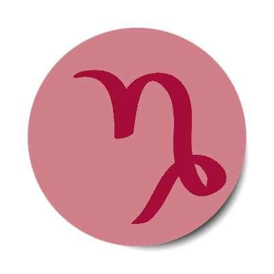 zodiac capricorn symbol astrology horoscope stickers, magnet