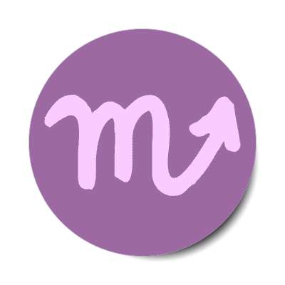 zodiac scorpio symbol astrology horoscope stickers, magnet